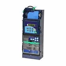 Vending machine coin mechanism and control panel