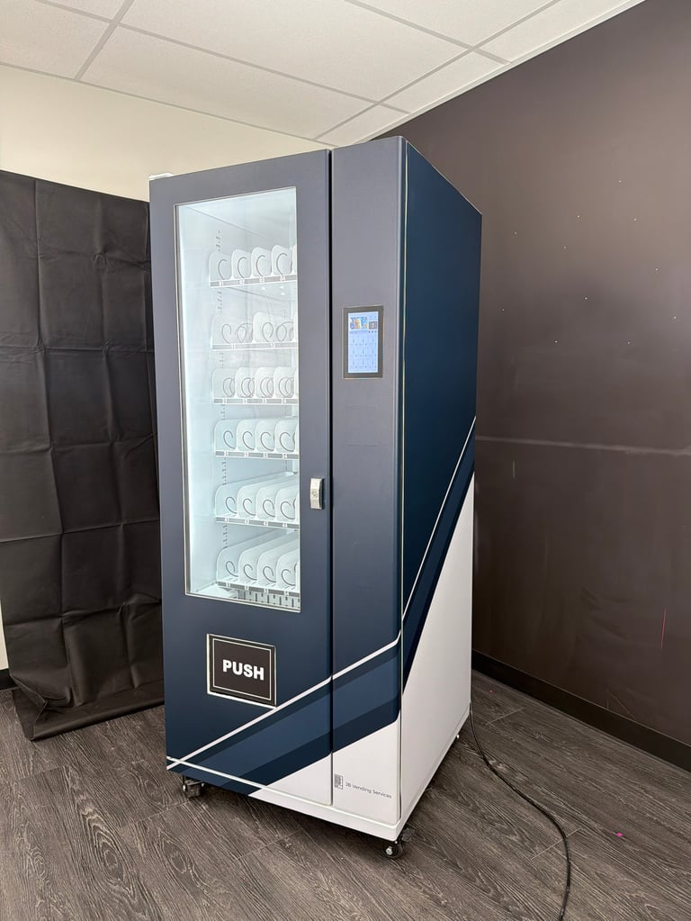 Avero Compact Touch vending machine - front view